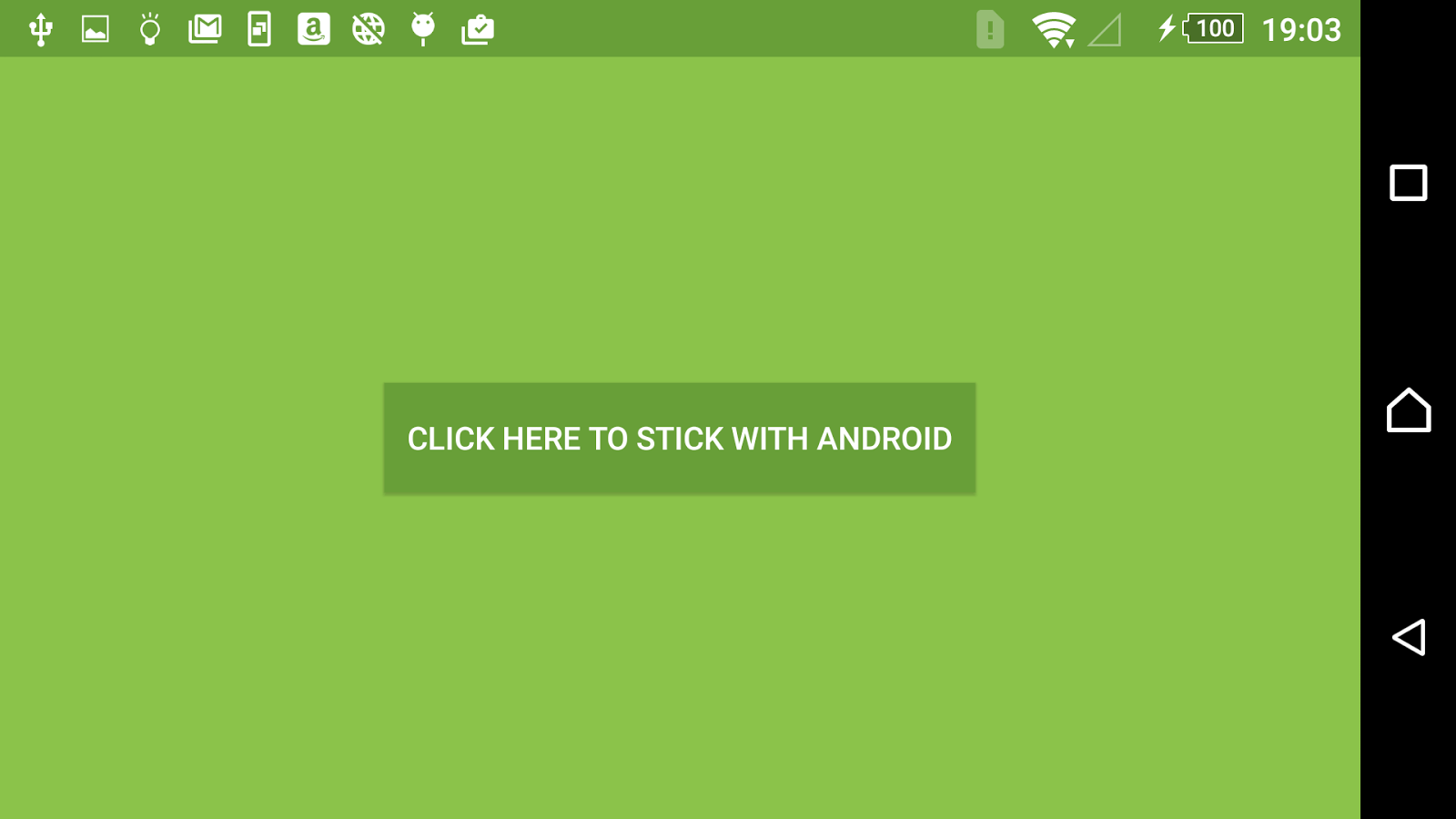 Stick with Android aplicación
