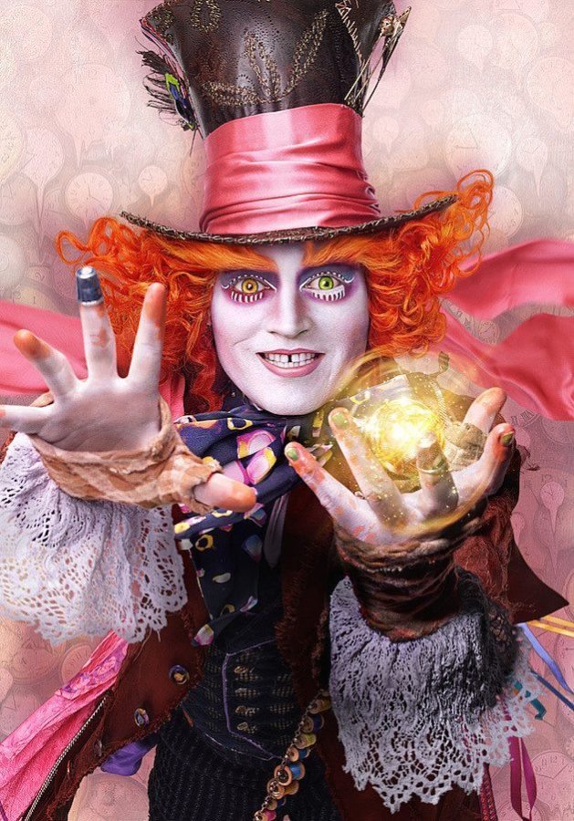 Estrenan cinco posters individuales de Alice Through the Looking Glass