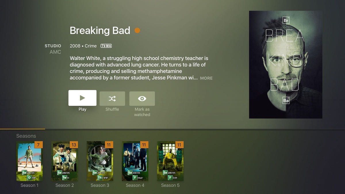 Aplicación Plex para Apple TV