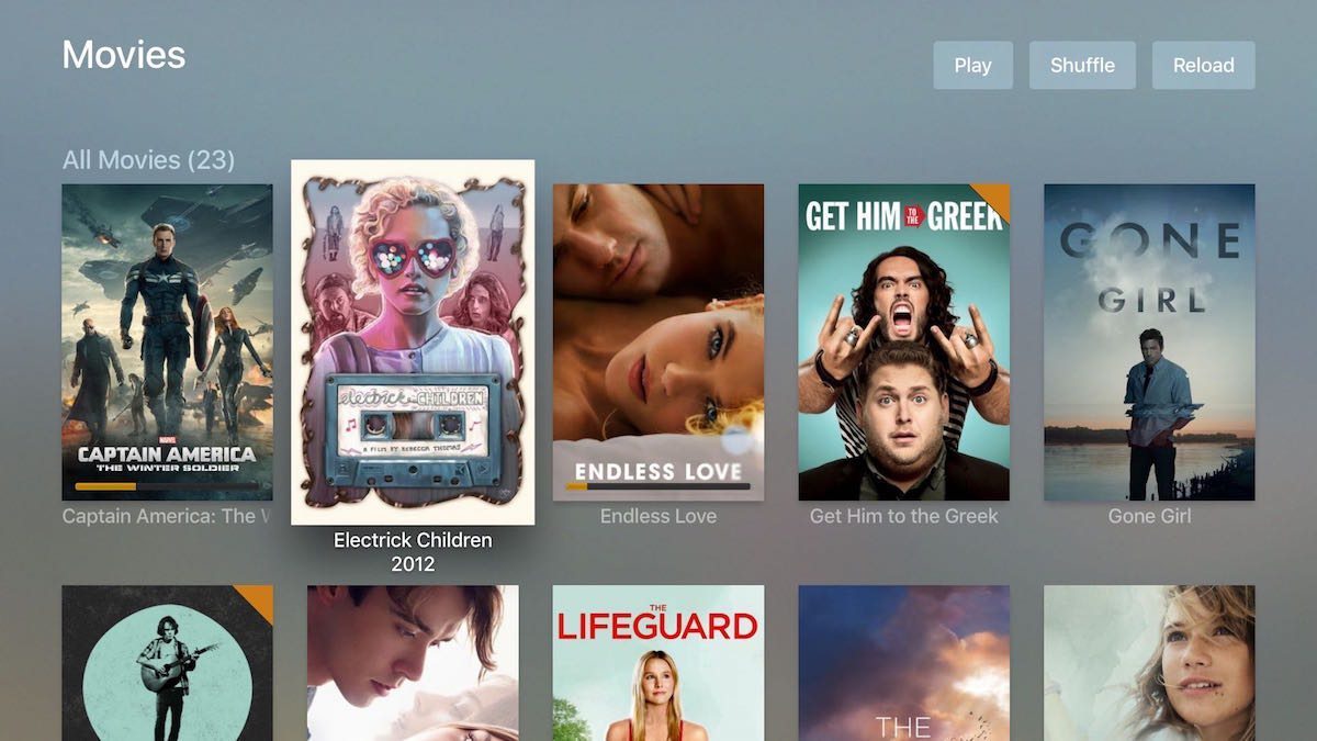 Aplicación Plex para Apple TV