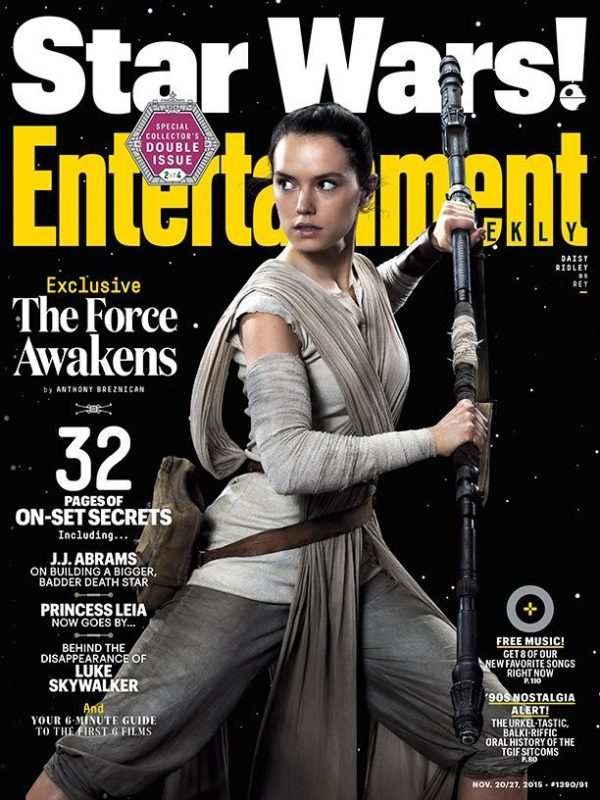 Personajes de Star Wars: The Force Awakens adornan la portada de EW