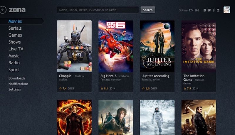 Zona Alternativas a Popcorn Time