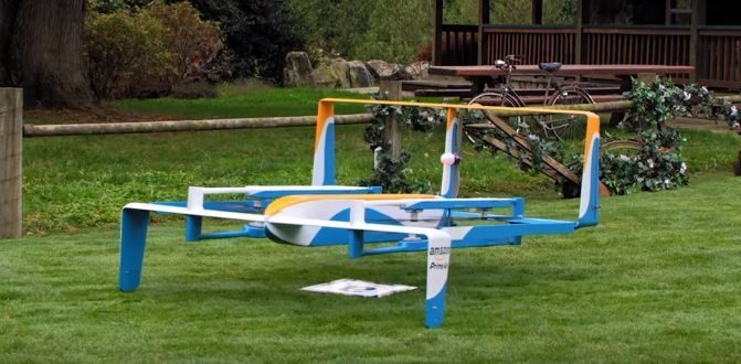 Así es el Drone de Amazon para entregas
