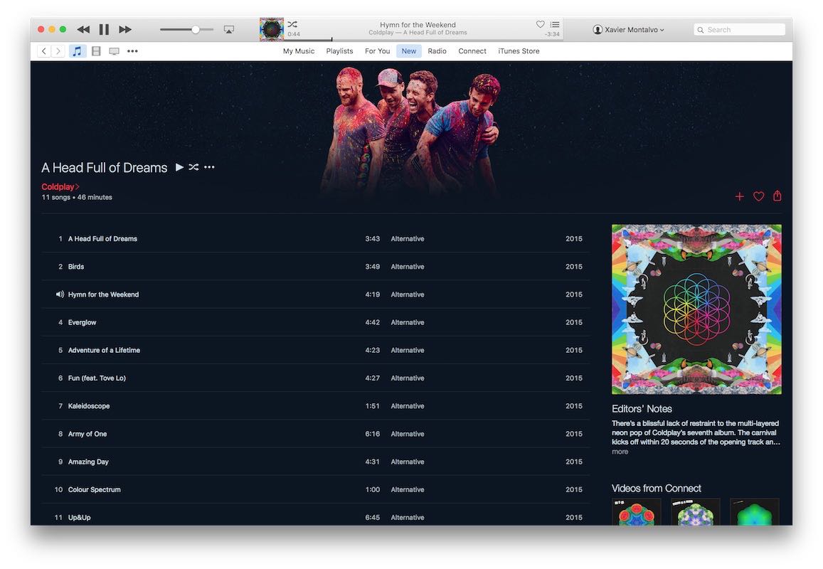 A Head Full of Dreams de Coldplay no estará en Spotify.