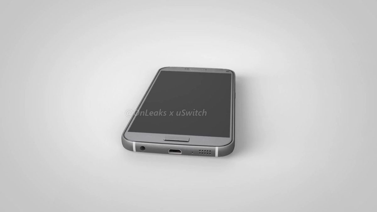 Render del alegado Galaxy S7