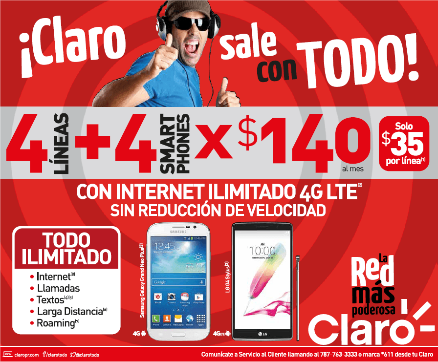 Promo oferta Claro Puerto Rico