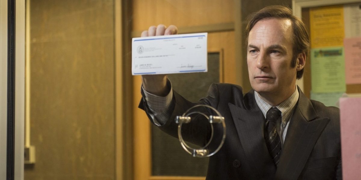 Bob Odenkirk as Saul Goodman - Better Call Saul _ Season 1, Episode 1 - Photo Credit: Ursula Coyote/AMC