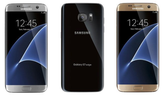 Samsung Galaxy S7 edge colores filtrados