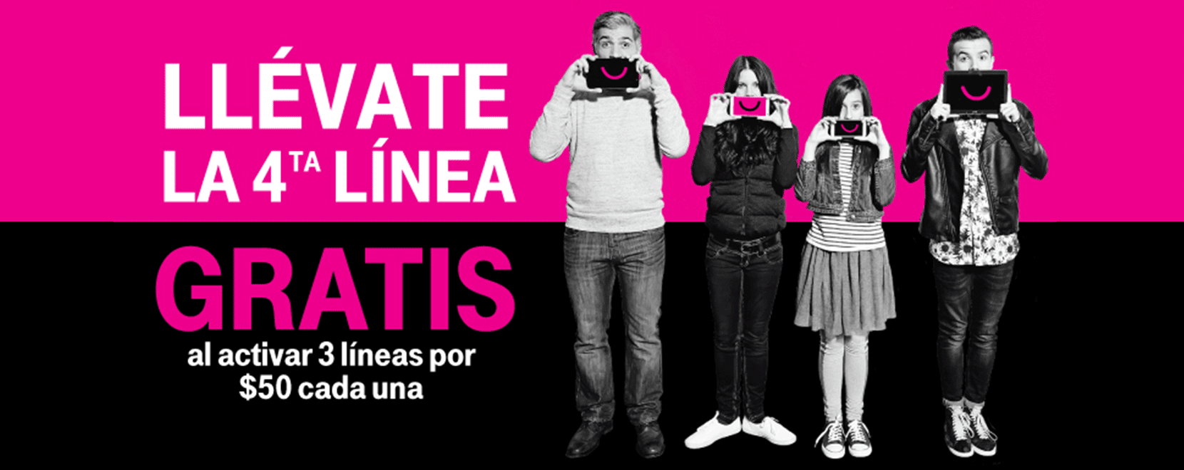 Oferta familiar 4G LTE T-Mobile Puerto Rico