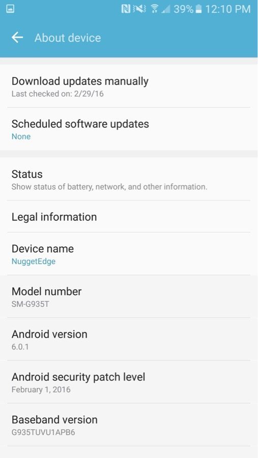 Touchwiz Galaxy S7 y Galaxy S7 edge