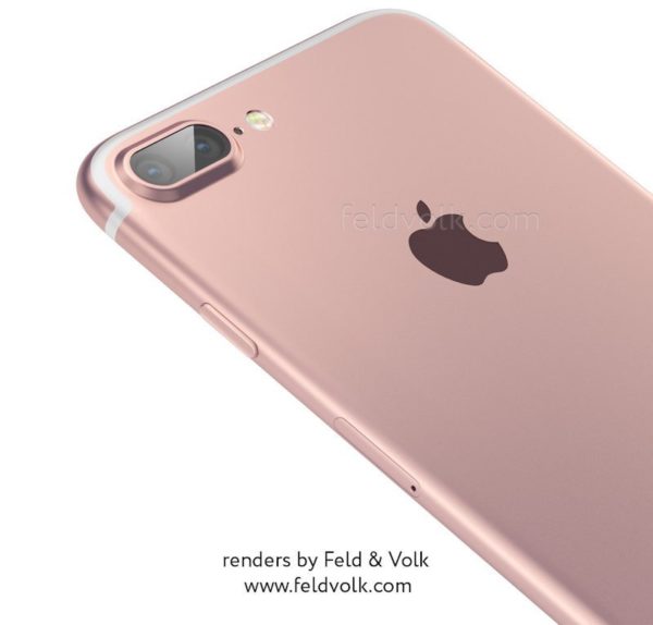 Render iPhone 7 Plus con cámara doble