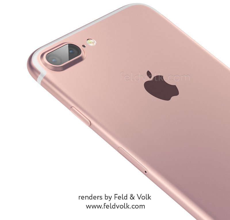 Render iPhone 7 Plus con cámara doble