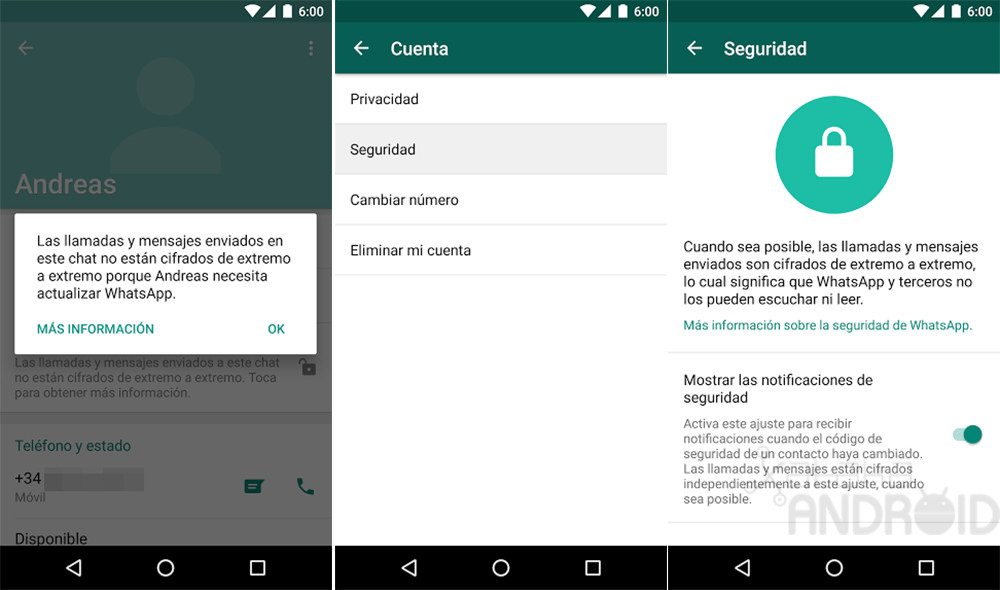 WhatsApp ahora es mas segura gracias al cifrado