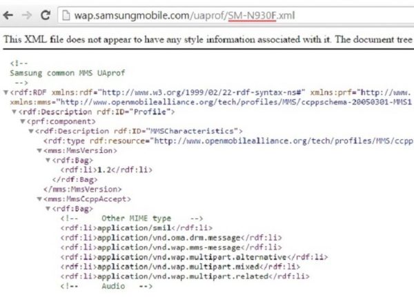 Samsung Galaxy Note 7 SM-N930F