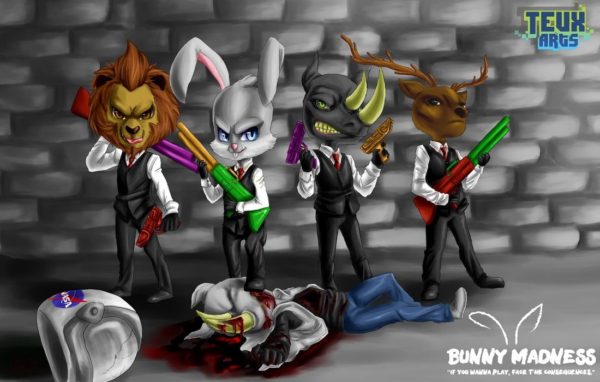Juego de Bunny Madness de Teux Arts