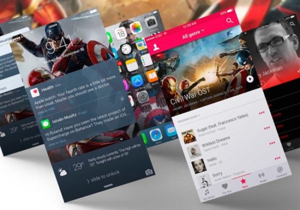 Concepto de iOS 10