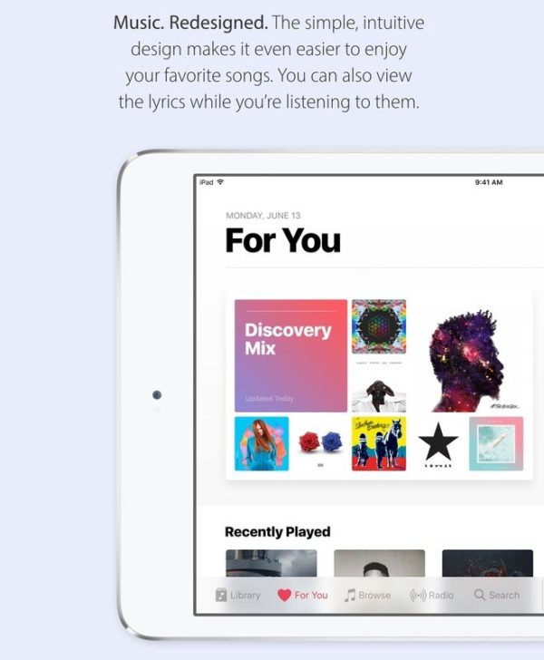 Apple Music en iOS 10