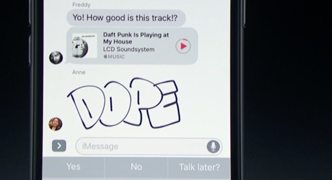 Emojis en iMessage iOS 10