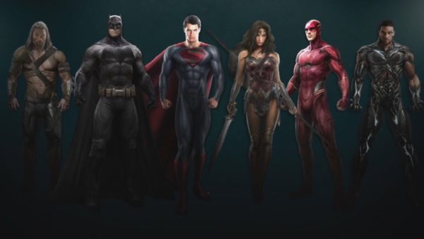 Justice League arte conceptual oficial