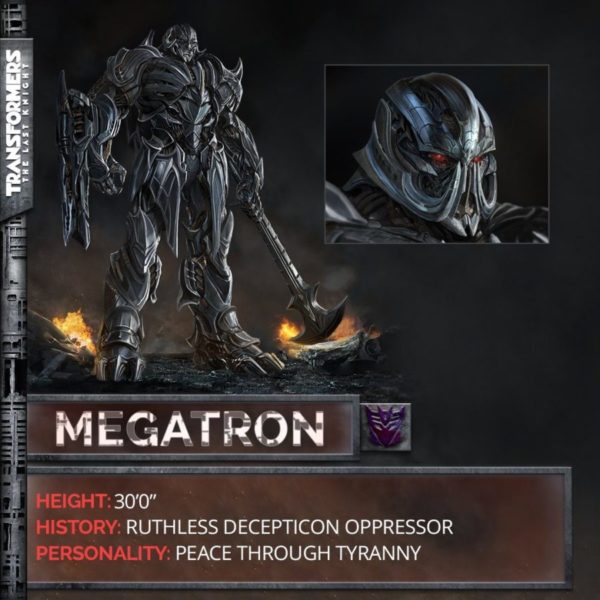 Megatron en Transformers: The Last Knight
