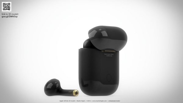 AirPods en Jet Black - Concepto Martin Hajek