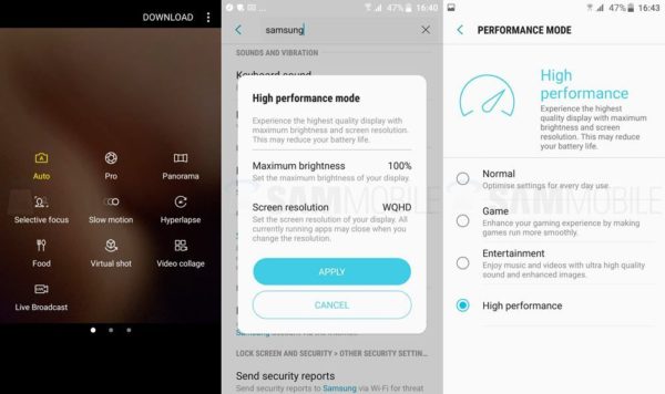 Android Nougat 7.0 Galaxy S7