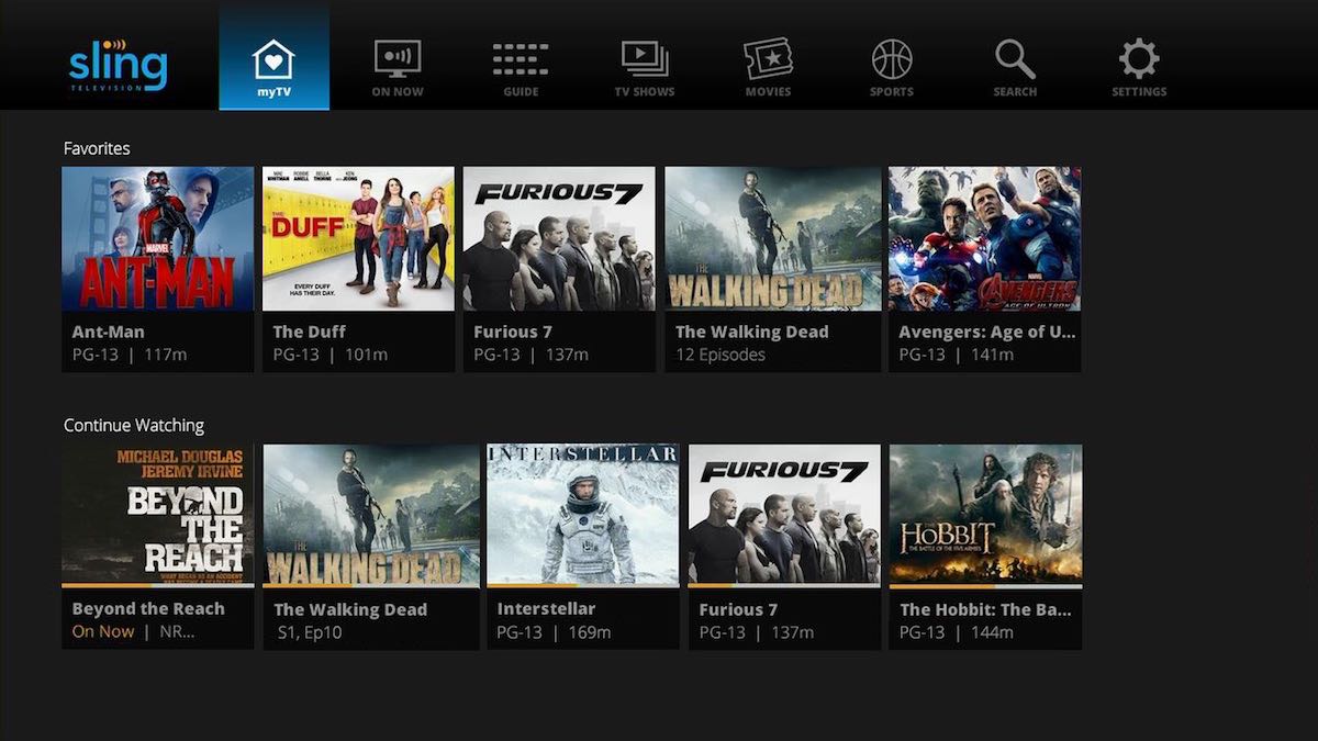 Sling TV cloud DVR
