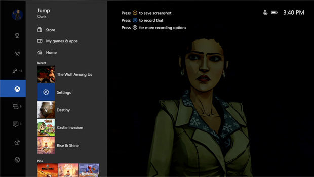 Actualización Xbox One