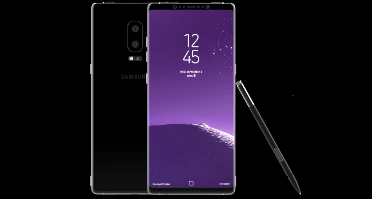 Este concepto de Galaxy Note 8 es lo mejor que hemos visto hasta el momento