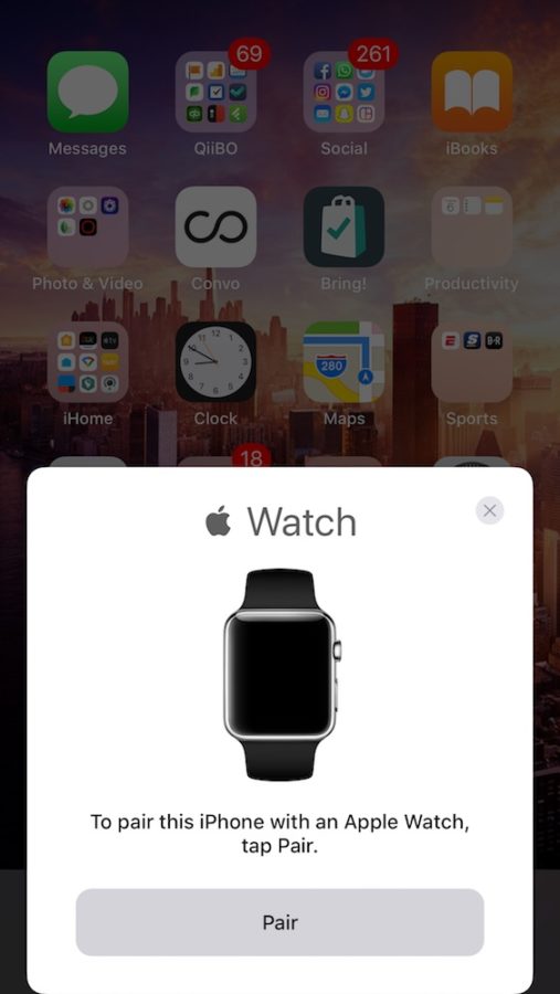 iOS 11 Apple Watch