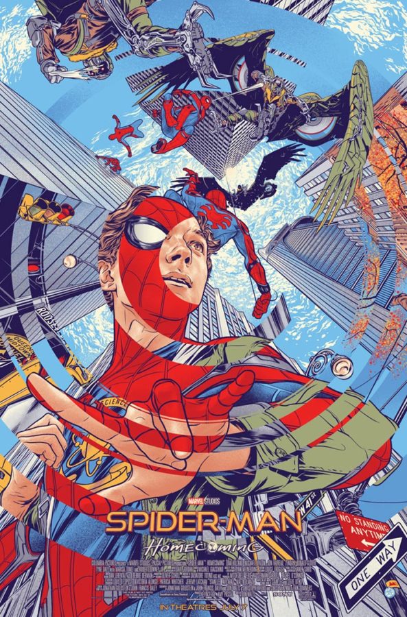 Póster mondo de Spider-Man: Homecoming