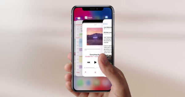 iPhone X app switcher