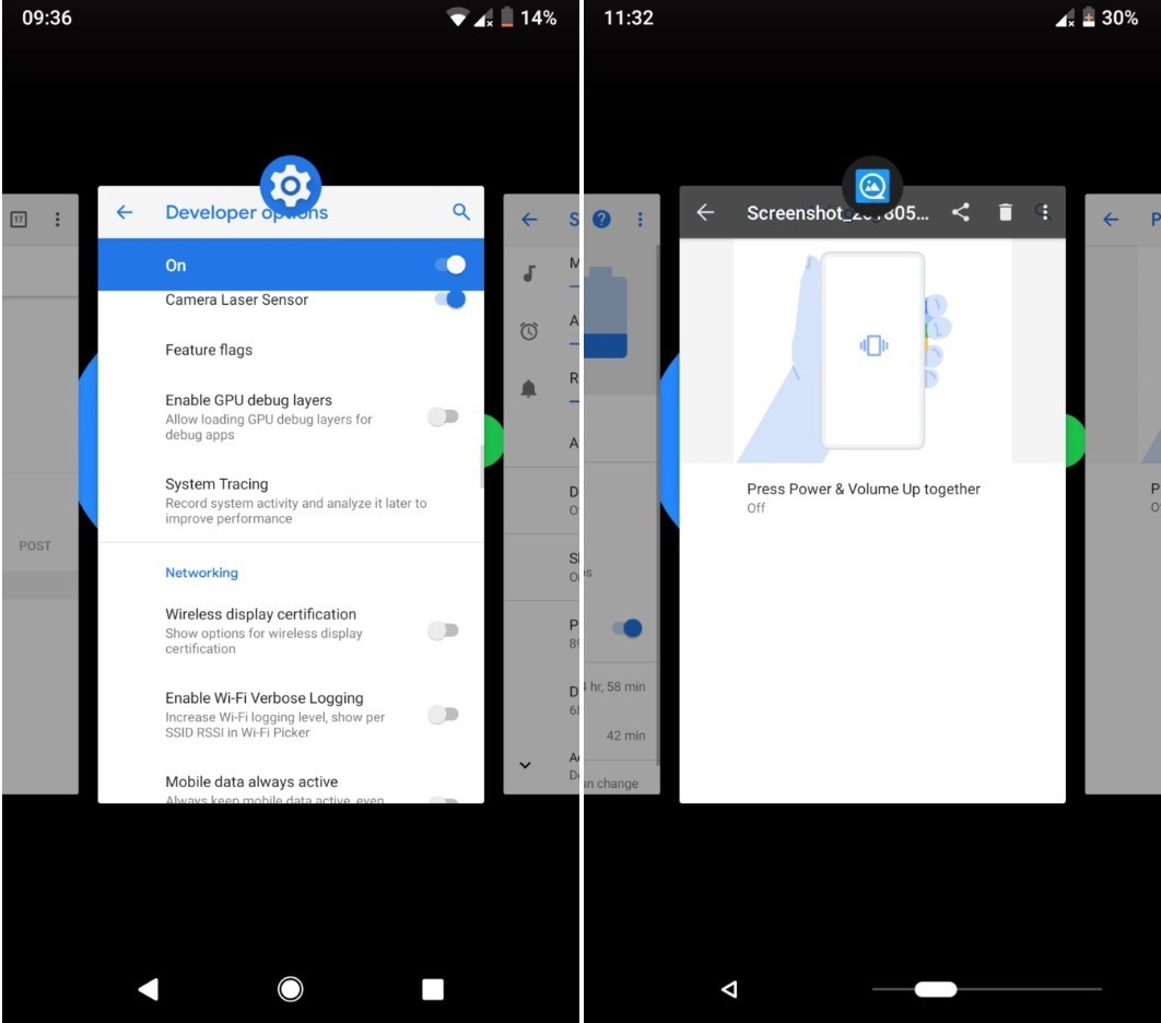 Multitarea Android P