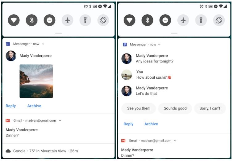 Notificaciones Android P