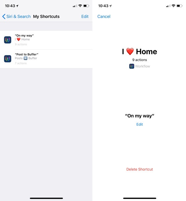 Crea tus propios Siri Shortcuts con Workflow