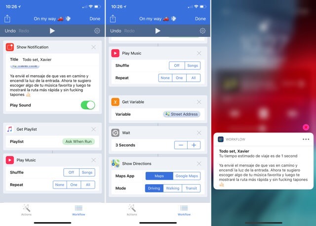 Crea tus propios Siri Shortcuts con WorkflowCrea tus propios Siri Shortcuts con Workflow
