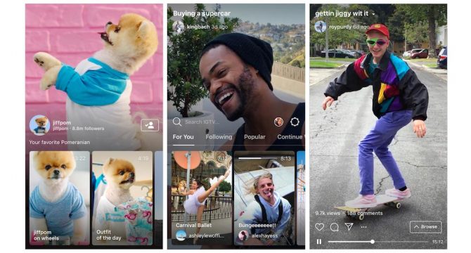 Instagram IGTV app