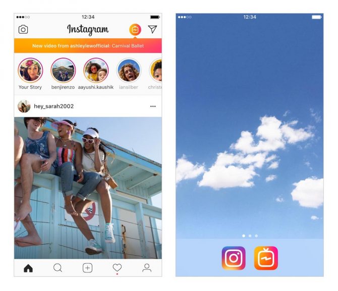 Instagram IGTV app