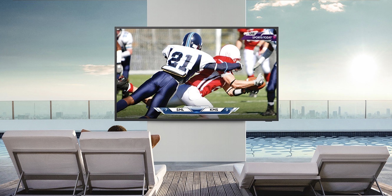 Samsung presenta Terrace 4K, Smart TV con Apple TV y AirPlay 2 para tu patio